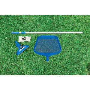 10' x 30" Metal Frame Above-Ground Pool Set with Filter Pump and Maintenance Kit