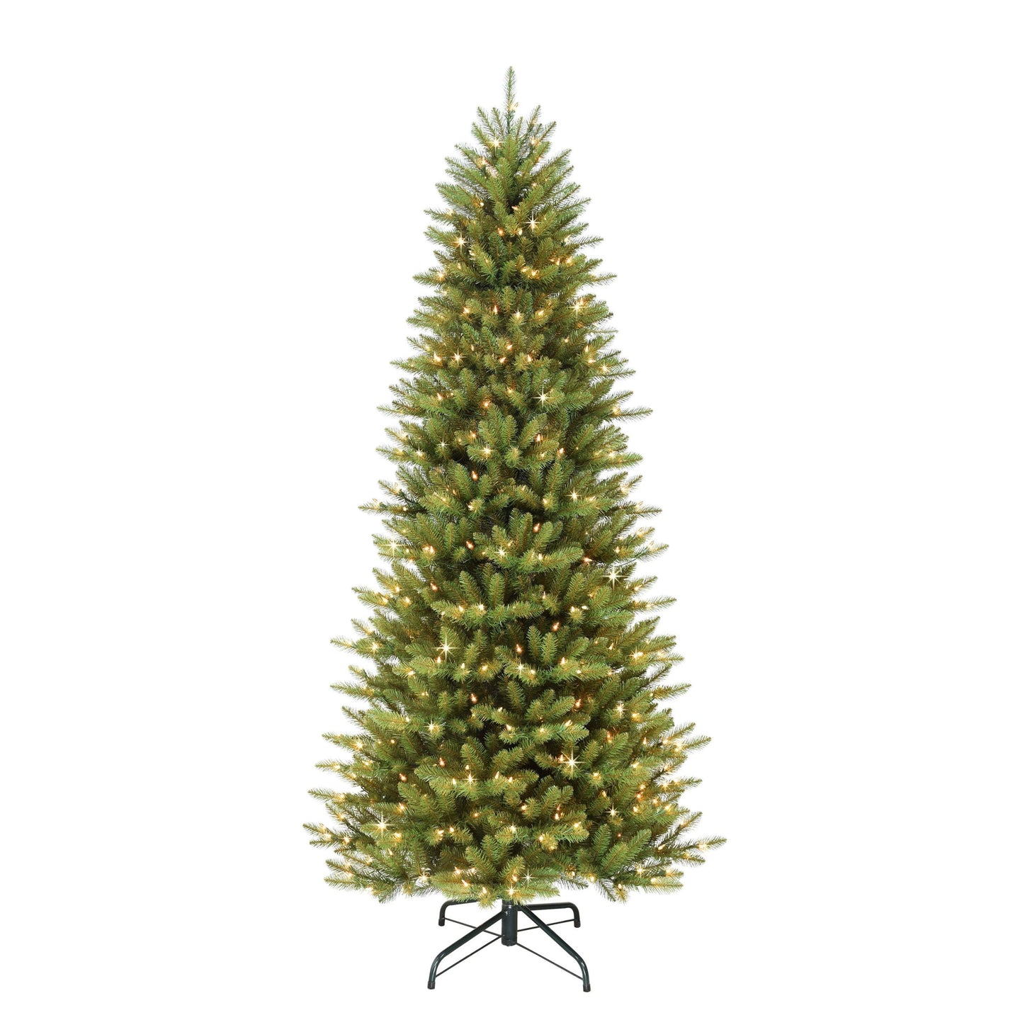 10 ft Pre-lit Slim Fraser Fir Artificial Christmas Tree 900 UL listed Clear Lights