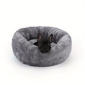 Plush Pet Cushion Sofa Plush Round Pet Kennel Warm Dog Pad Pet Supplies