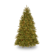 10 ft. Pre-Lit Dunhill Fir Hinged Artificial Christmas Tree with Clear Lights