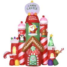 10ft Inflatable Christmas Candy Castle