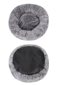 Plush Pet Cushion Sofa Plush Round Pet Kennel Warm Dog Pad Pet Supplies