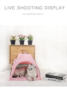 Pet Cat Tent Bed Cave For Cat Small Dog Portable Kitten Nest Sleeping Beds Indoor Outdoor Cat House