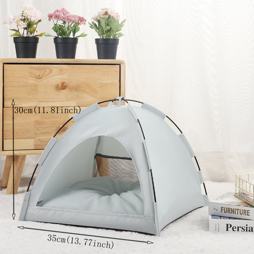 Cozy Pet Tent for Cats and Dogs - Soft and Comfortable Sleeping Nest with Solid Color