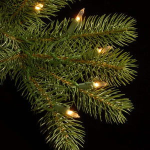 12 ft. Downswept Douglas(R) Pencil Slim Fir Tree with Dual Color LED Lights