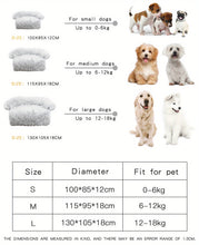 Pet Mat, Plush Dog Mat Dog Nest Sofa Cushion Warm Dog Bed Mat Pet Bed