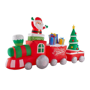 11.5 ft North Pole Express Train Holiday Inflatable