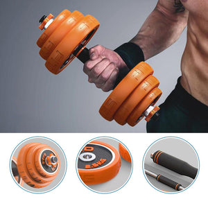 1 Set Adjustable Dumbbells Fitness Dumbbells Household Household Dumbbell Barbell Fitness Dumbbell for Men and Women