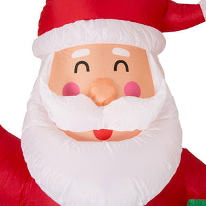 12 ft. Lighted Inflatable Santa Decor