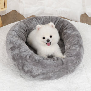 Plush Pet Cushion Sofa Plush Round Pet Kennel Warm Dog Pad Pet Supplies