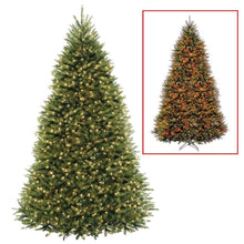 10 ft. Dunhill Fir Artificial Christmas Tree with Dual Color LED Lights