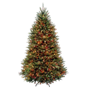 10 ft. Dunhill Fir Artificial Christmas Tree with Dual Color LED Lights