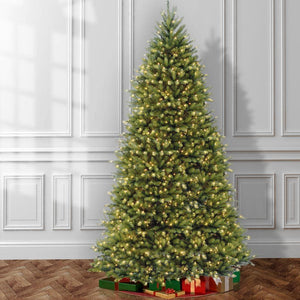 10 ft. Dunhill Fir Artificial Christmas Tree with Dual Color LED Lights