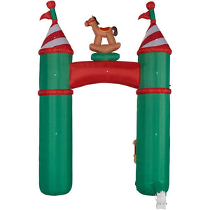 10 ft. Santa's Toy Shop Archway Inflatable with Lights