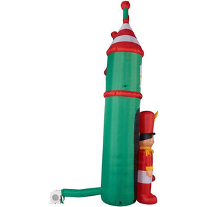 10 ft. Santa's Toy Shop Archway Inflatable with Lights