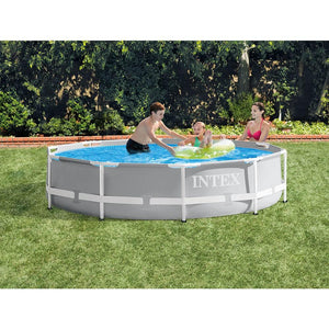 10 Foot x 30 Inches Pool w/ 10-Foot Round Above Ground Pool Cover