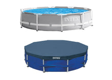 10 Foot x 30 Inches Pool w/ 10-Foot Round Above Ground Pool Cover