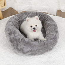 Plush Pet Cushion Sofa Plush Round Pet Kennel Warm Dog Pad Pet Supplies