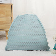 Dog Tent Nest, Floral Pattern Breathable Dog Tent House With Removable Cushion Pad, Portable And Foldable Dog Kennel