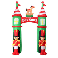 10 ft. Inflatable Santa's Toy Shop Archway