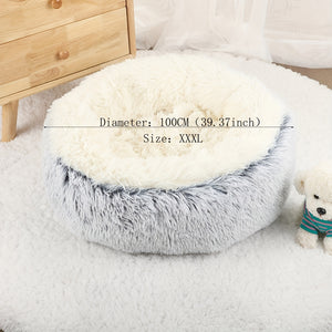 Soft Long Plush Cat Kennel Dog Kennel Winter Warm Pet Bed Cat Bed Cat Mat Animals Sleeping Sofa