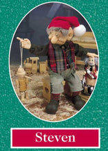 10.5" Zims The Elves Themselves Steven Collectible Christmas Elf Figure