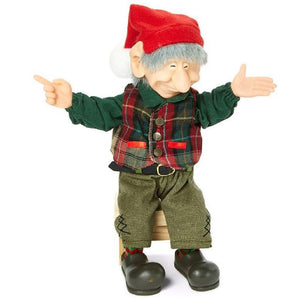 10.5" Zims The Elves Themselves Steven Collectible Christmas Elf Figure