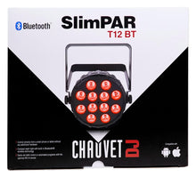 (8) Chauvet SlimPAR T12 BT Bluetooth Par Can Wash Lights+Facade+LED Fog Machine