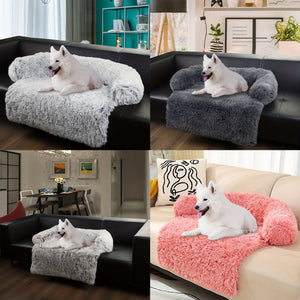 Pet Mat, Plush Dog Mat Dog Nest Sofa Cushion Warm Dog Bed Mat Pet Bed