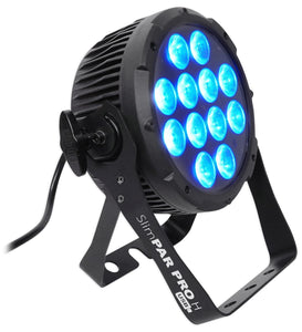 (4) Chauvet DJ SlimPar Pro H USB D-Fi RGBAW+UV LED Par Can Wash Lights+Hazer