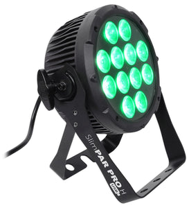 (4) Chauvet DJ SlimPar Pro H USB D-Fi RGBAW+UV LED Par Can Wash Lights+Hazer