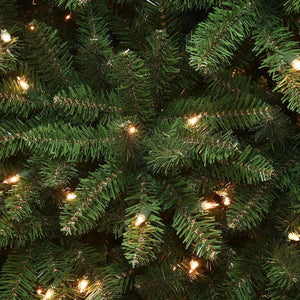 10 ft. Kingswood Fir Pencil Artificial Christmas Tree with Clear Lights