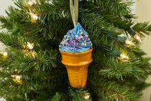 1 Set 12 Assorted 5 Inch Ice Cream Cone Foam Ornaments