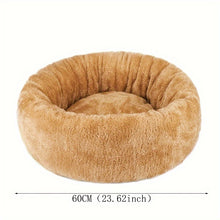 Plush Pet Cushion Sofa Plush Round Pet Kennel Warm Dog Pad Pet Supplies