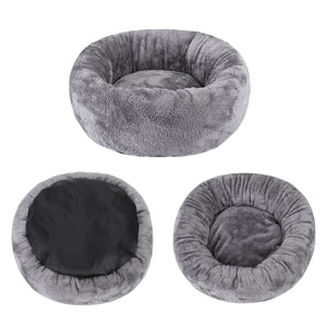 Plush Pet Cushion Sofa Plush Round Pet Kennel Warm Dog Pad Pet Supplies